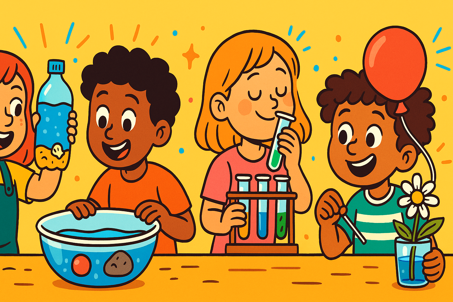 Experimente im Kindergarten