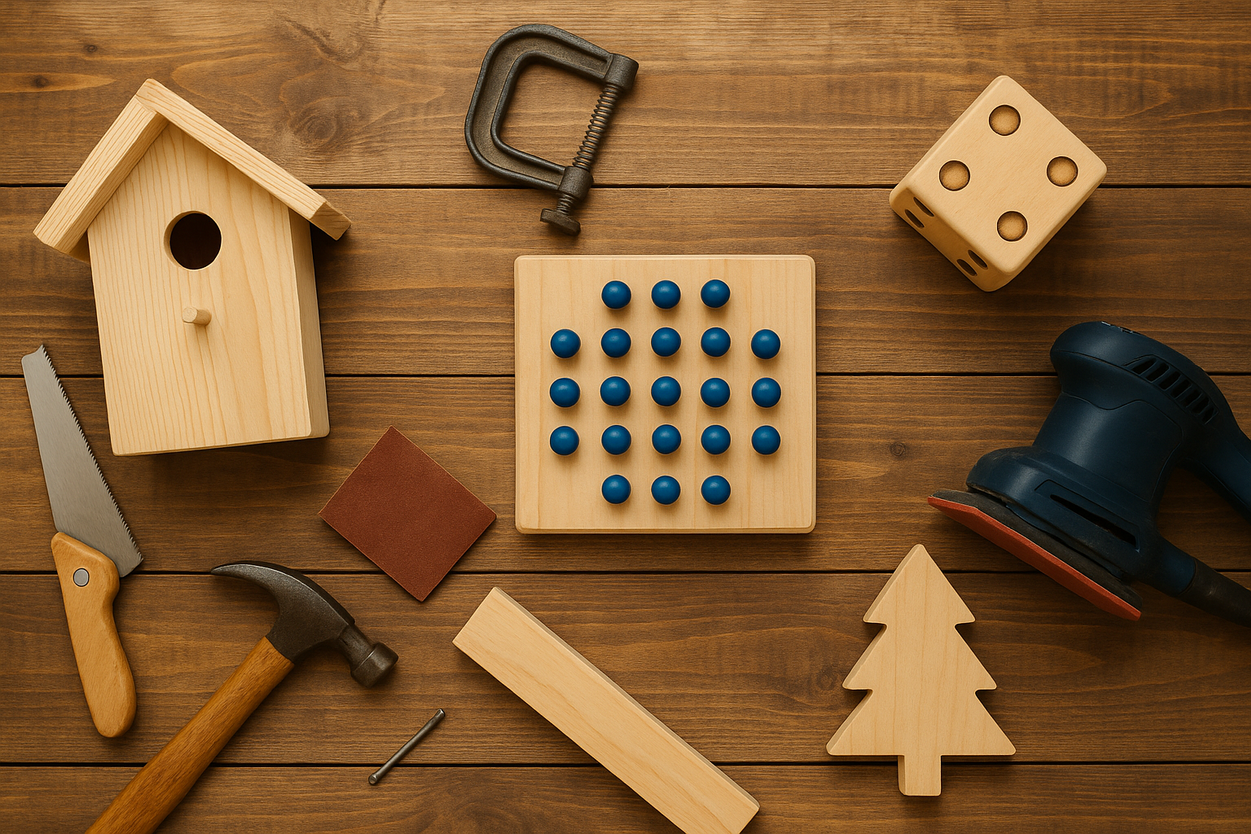 Sägen, Schleifen, Staunen – ein Tag mit der Holzwerkstatt!